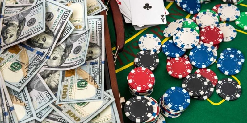 Các loại chip casino được thay cho tiền tệ tại sòng bài